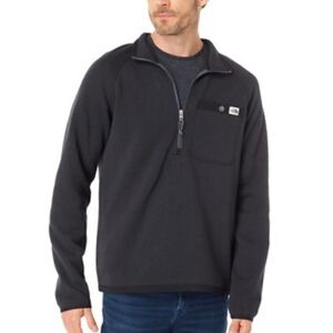 The North Face Black Leo Gordon Lyons Fleece 1/4 Zip Pullover Sweater Men Medium